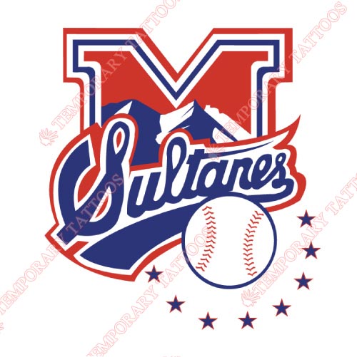 Monterrey Sultanes Customize Temporary Tattoos Stickers NO.8053